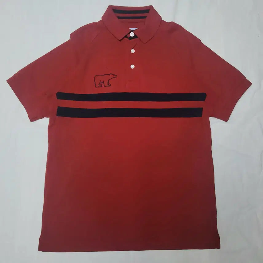[BUNJANG] Golden Bear Men's Short Sleeve Polo T-Shirt Size M / 골든베어 남성용 반팔 골프웨어 카라티 사이즈(M)