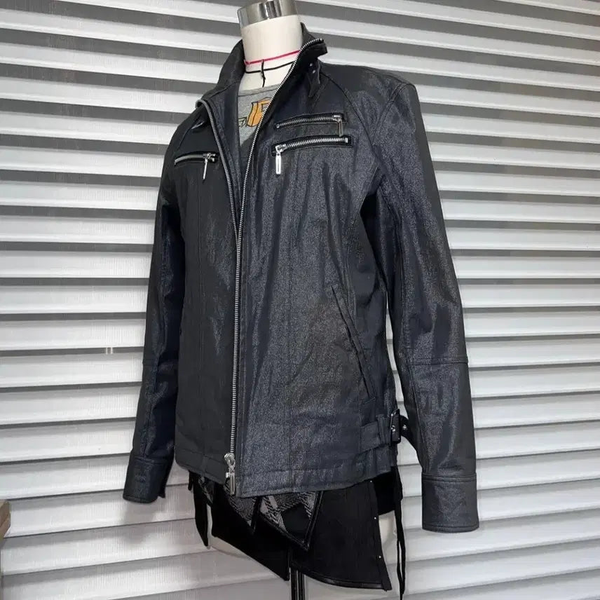 [BUNJANG] Male&Co Waxed Rider Jacket / Male&Co waxed rider jacket 빈티지 라이더 자켓