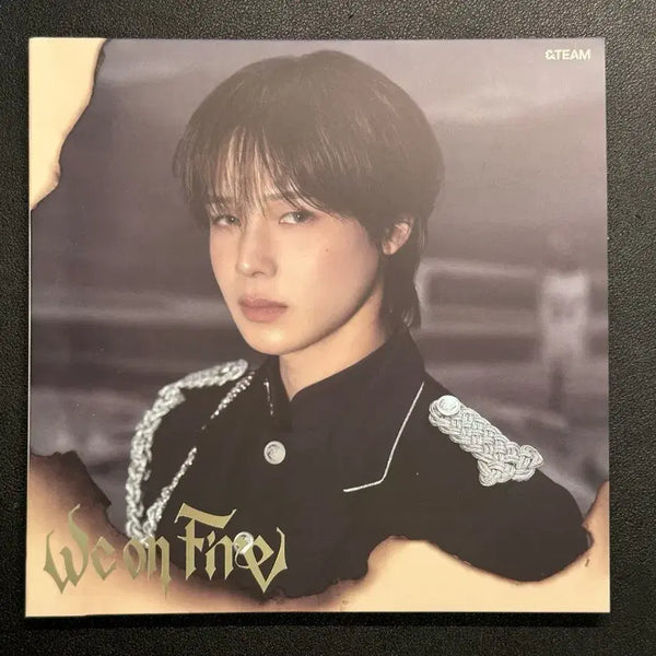 [BUNJANG] and TEAM We On Fire Album K Unsealed (No Photocard) / 앤팀 (&TEAM) We On Fire 앨범 케이 개봉 양도(포카x)