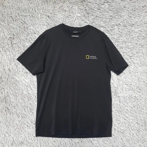 [BUNJANG] National Geographic Black T-Shirt / 내셔널지오그래픽 블랙 반팔 티셔츠 1001210