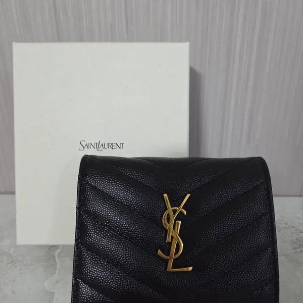 [BUNJANG] Saint Laurent Card Wallet / 생로랑 카드지갑(반지갑)완전새거,마지막금액내림