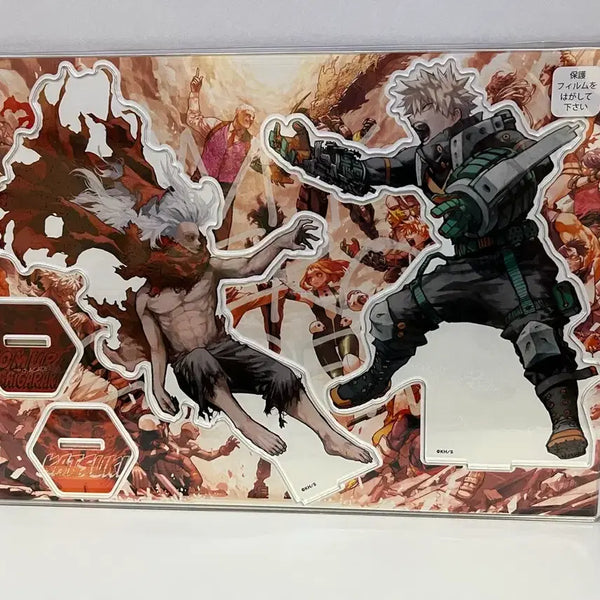 [BUNJANG] My Hero Academia Ichiban Kuji Shigaraki & Bakugo Mega Acrylic Figure Stand (Sealed) / 나히아 히로아카 원화전 시가라키 바쿠고 메가 아크릴 피규어 스탠드 미개봉