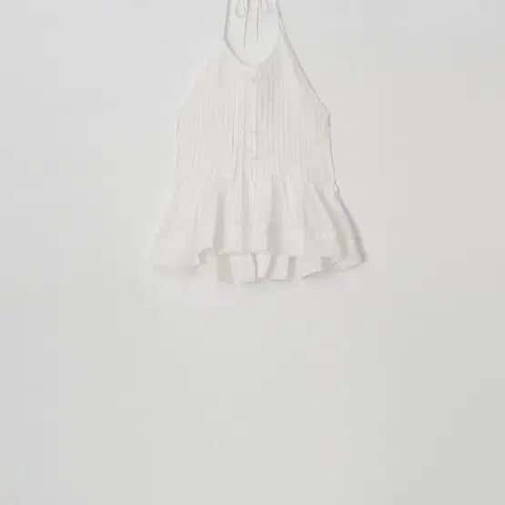 [BUNJANG] Atelier Edition White Halterneck Top / 아뜰리에 에디션 화이트 홀터넥 탑