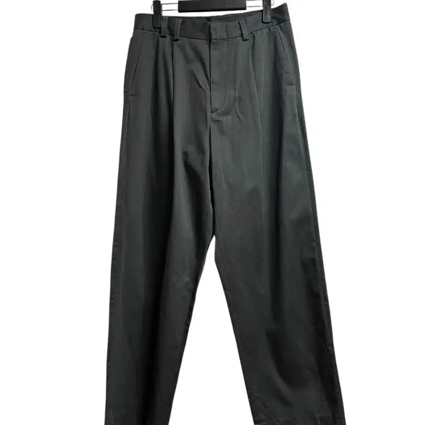 [BUNJANG] ZARA Pinched Cotton Wide Pants Charcoal Size 30 / 자라(ZARA) 핀턱 코튼 와이드팬츠 차콜 30 새상품