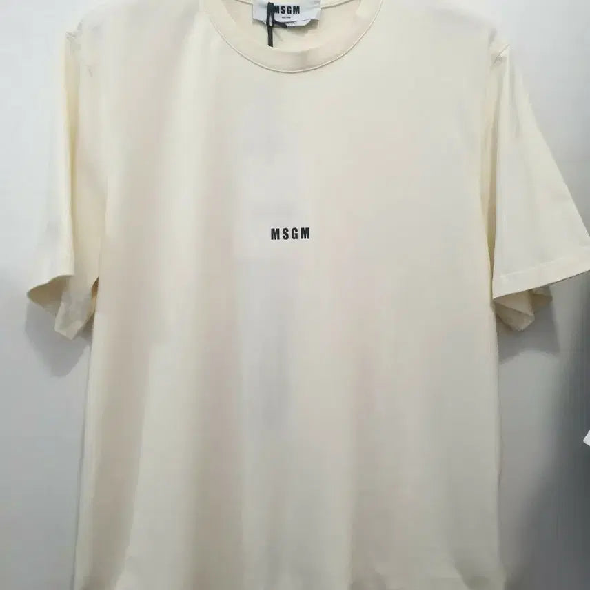 [BUNJANG] MSGM Logo Short Sleeve T-Shirt / MSGM 로고 반팔 티셔츠(새상품)