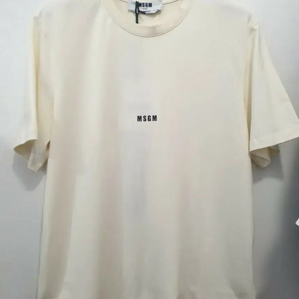 [BUNJANG] MSGM Logo Short Sleeve T-Shirt / MSGM 로고 반팔 티셔츠(새상품)