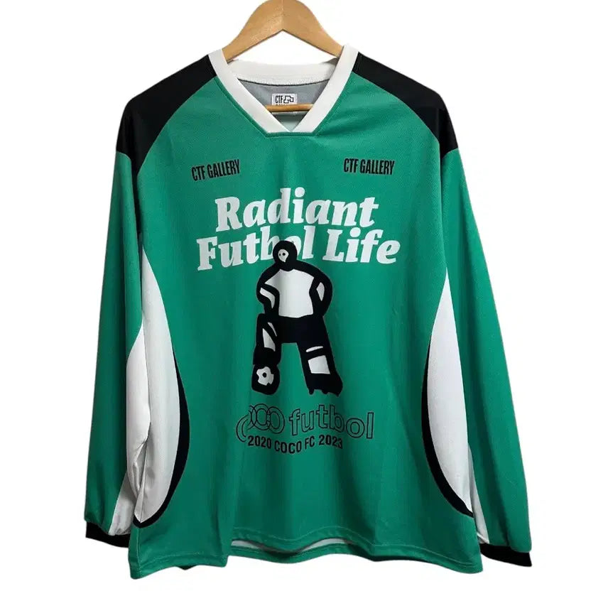 [BUNJANG] COCO FC CTF Gallery Collaboration Football Long Sleeve Shirt (L) / CTF갤러리 COCO FC 풋볼 롱슬리브 셔츠 L 새상품