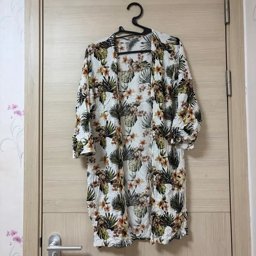 [BUNJANG] Floral Print Dress & Cardigan Set / 동남아 원피스+가디건 세트