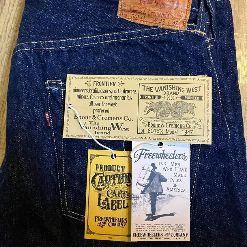 [BUNJANG] Freewheelers Denim 601XX 1947 Model Size 33 / 프리휠러스 데님 601XX 1947 33사이즈