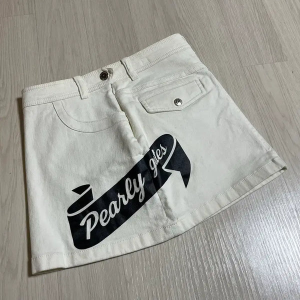 [BUNJANG] PEARLY GATES Women's Golf Skirt / 파리게이츠 여성 골프웨어 스커트 치마