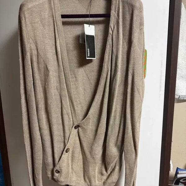 [BUNJANG] System Homme Beige Knit Cardigan / 시스템옴므 베이지 가디건