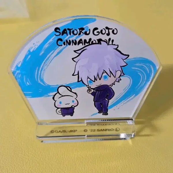 [BUNJANG] Gojo x Cinnamoroll Collaboration Acrylic Stand (Opened) / 고죠 시나모롤 콜라보 아크릴 스탠드 개봉