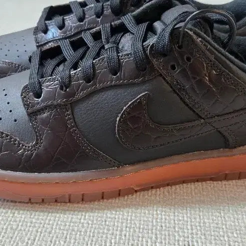 [BUNJANG] Nike Dunk Low SE Black Crocodile 275mm / 나이키 덩크 로우 블랙브라운 275사이즈