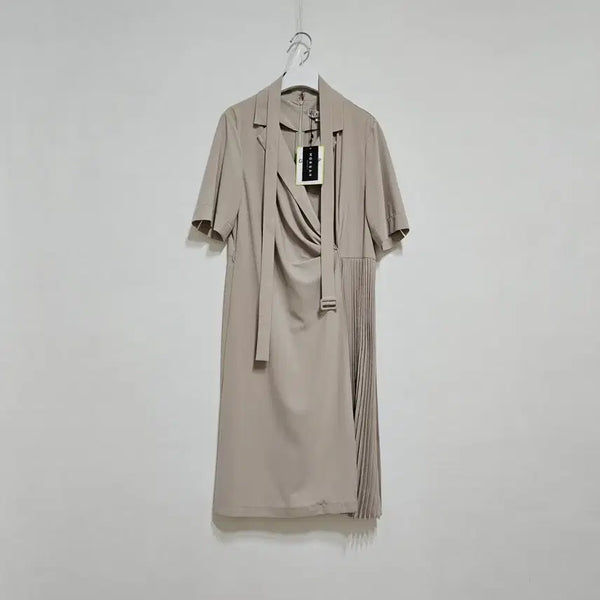 [BUNJANG] Morgan Pleated Long Dress / 모르간 플리츠 롱원피스