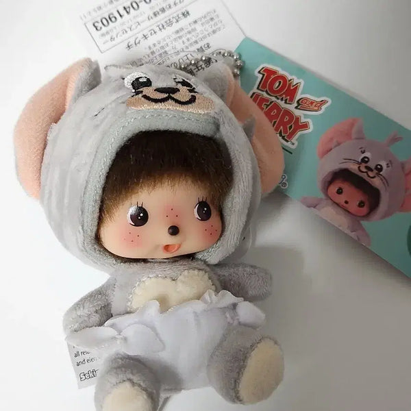 [BUNJANG] Tom & Jerry x Monchhichi Tom Baby Monchhichi Keychain / 톰과제리x몬치치 톰 베비치치 키링