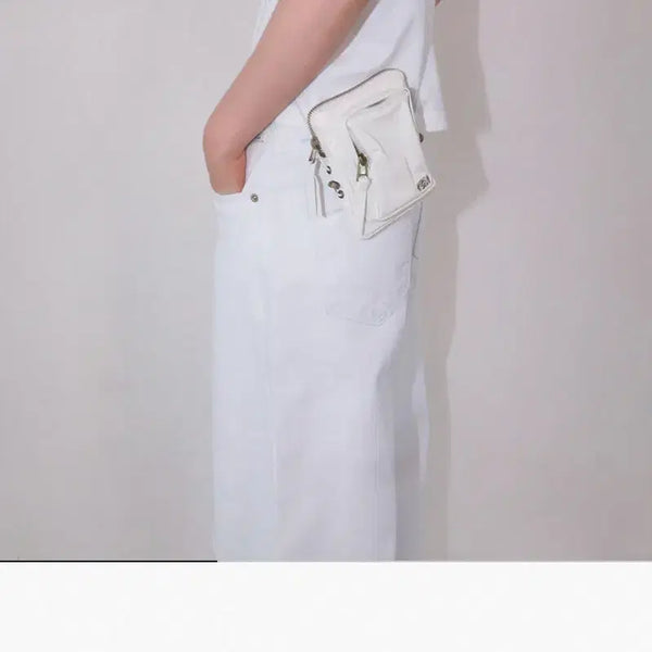[BUNJANG] KIJUN Pleather Mini Bag White / 기준 KIJUN Pleather Mini Bag White