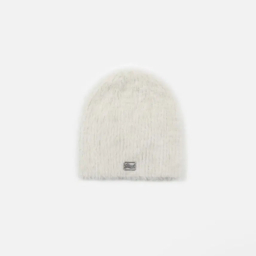 [BUNJANG] Badblood Mohair Beanie (Ivory) / 배드블러드 모헤어 비니 새상품