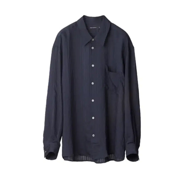 [BUNJANG] Hatching Room Classic Navy Shirt / (3) 해칭룸 클래식 네이비 셔츠