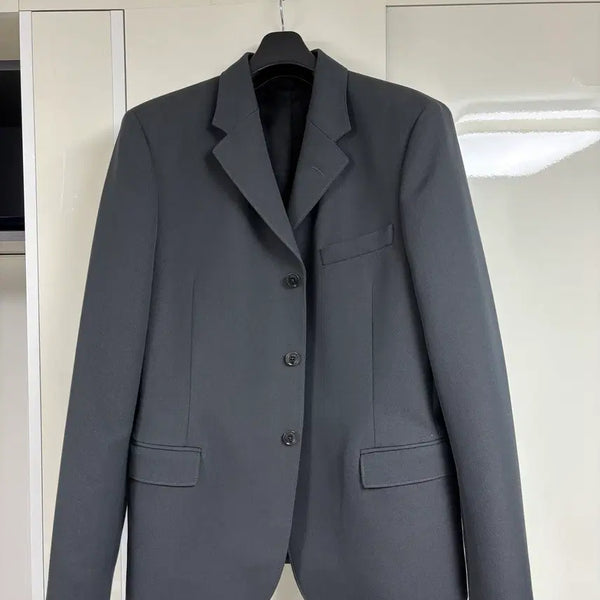 [BUNJANG] LEMAIRE Wool Blend Single-Breasted Jacket Grey / [48, 그레이] 르메르 울 블랜드 싱글 브레스티드 자켓