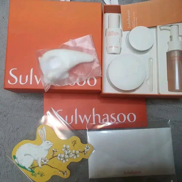 [BUNJANG] Sulwhasoo Concentrated Ginseng Renewing Cream Set with Gua Sha and Lucky Money Envelope / 설화수 탄력크림 기획세트 (용돈봉투,순환마사저증정)