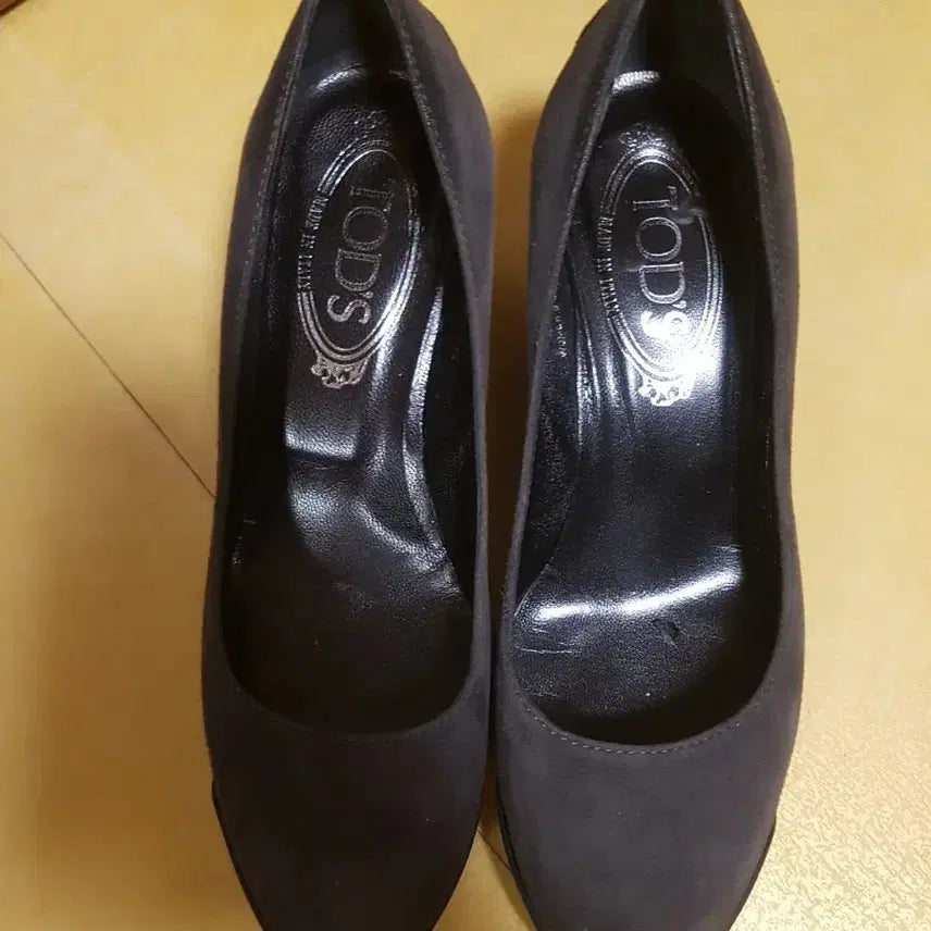 [BUNJANG] Tod's Wedge Heels Gray / 토즈 웨지힐 그레이