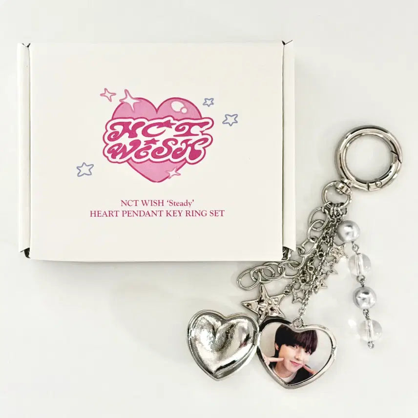 [BUNJANG] STAYC POPUP MD Sakuya Version Heart Keychain (Unsealed) / [개봉] 스테디팝업MD 하트키링 사쿠야 ver