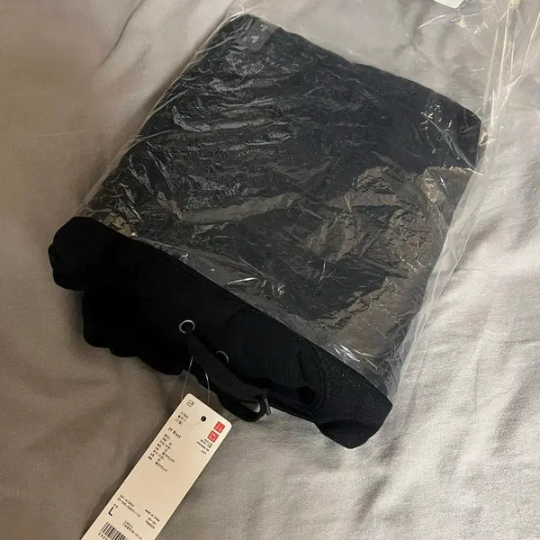 [BUNJANG] Uniqlo Black Hoodie L / 유니클로 후드티 검정 L 새제품