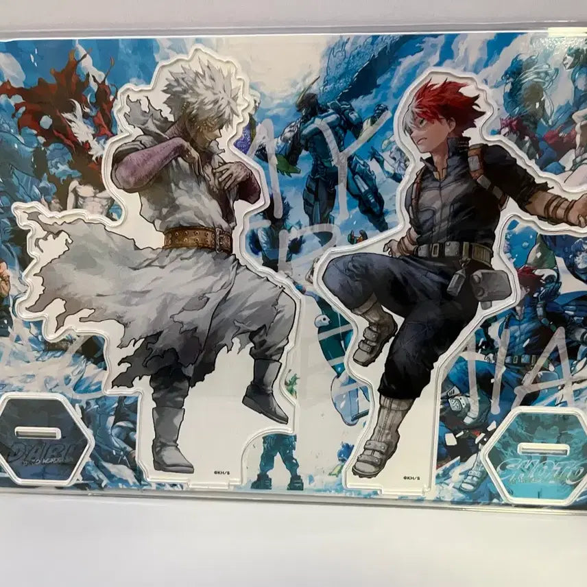 [BUNJANG] My Hero Academia Original Art Exhibition Dabi & Todoroki Mega Acrylic Figure Stand / 나히아 히로아카 원화전 다비 토도로키 메가 아크릴 피규어 스탠드 미개봉
