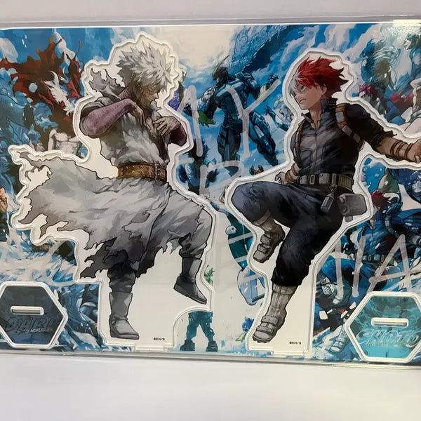 [BUNJANG] My Hero Academia Original Art Exhibition Dabi & Todoroki Mega Acrylic Figure Stand / 나히아 히로아카 원화전 다비 토도로키 메가 아크릴 피규어 스탠드 미개봉