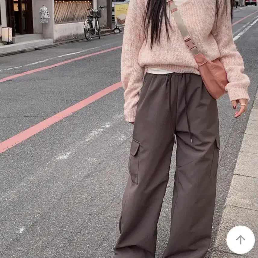 [BUNJANG] YURI E HEAR YOU Nice Mood Cargo Pants Melting Brown (Basic Length) / 유리에 히얼유 나이스무드 카고팬츠 멜팅브라운 (베이직 기장)