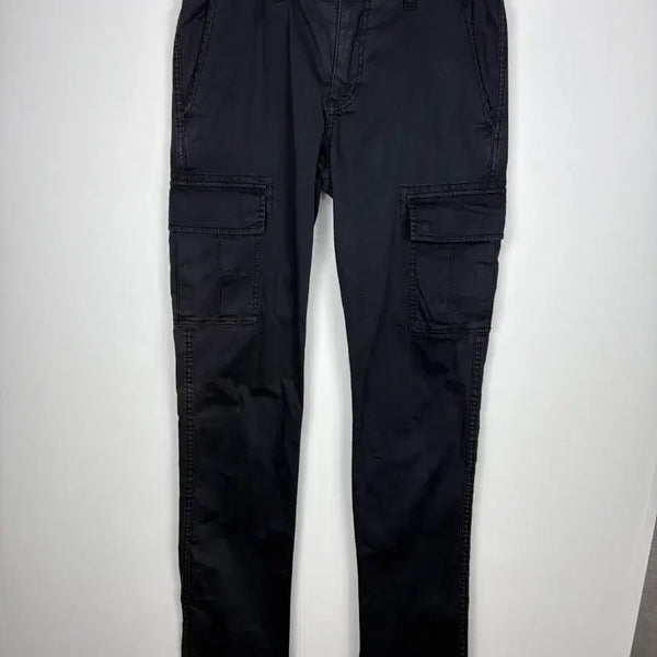 [BUNJANG] Uniqlo Men's Black Cargo Pants / 유니클로 남성 블랙 카고 바지