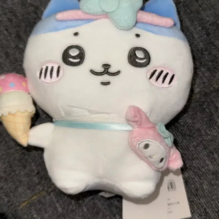 [BUNJANG] Chikawa Hachiware My Melody Collaboration Plush Doll (S) / 먼작귀 산리오 치이카와 하치와레 마이멜로디 인형 누이 s