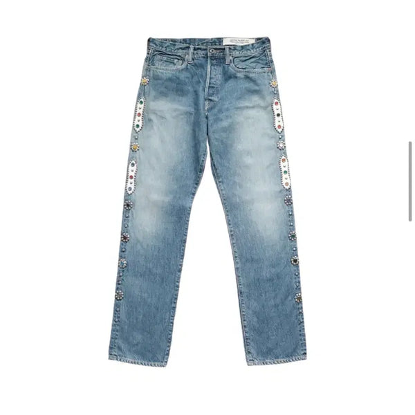 [BUNJANG] Kapital 14oz Denim 5P Gemstone Pants Indigo / [32] 캐피탈 14온즈 데님 5P 잼스톤 팬츠 인디고 새상품
