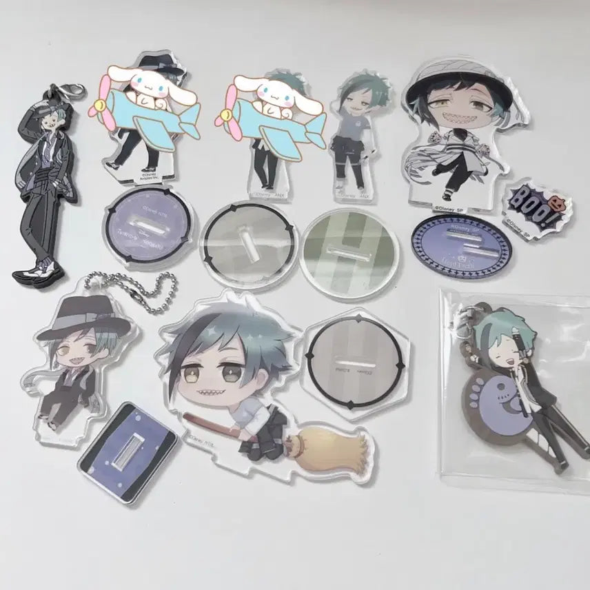[BUNJANG] Twisted Wonderland Floyd Leech Acrylic Stand & Rubber Strap Bundle Set / 트위스티드 원더랜드 트위스테 플로이드 리치 아크릴 스탠드 러버스트랩 일괄