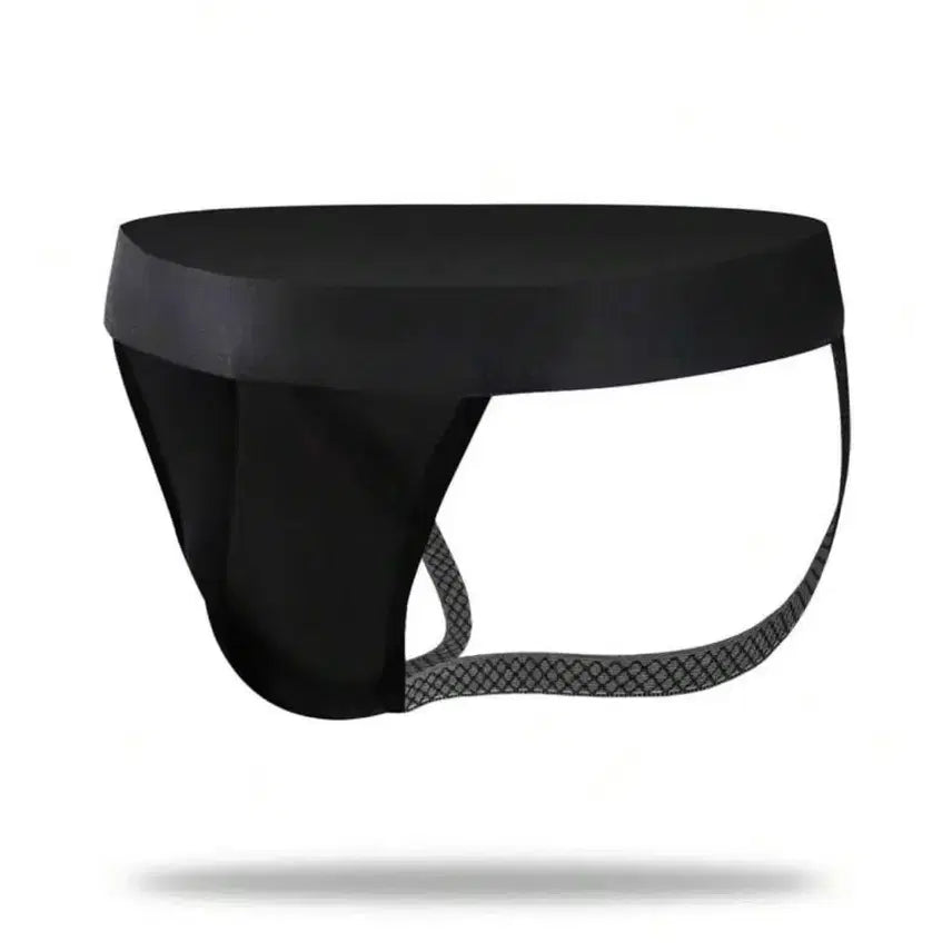 [BUNJANG] Men's Black Back Slit Briefs - Size M / 섹시 남성 블랙 뒤 트임 팬티 M 사이즈
