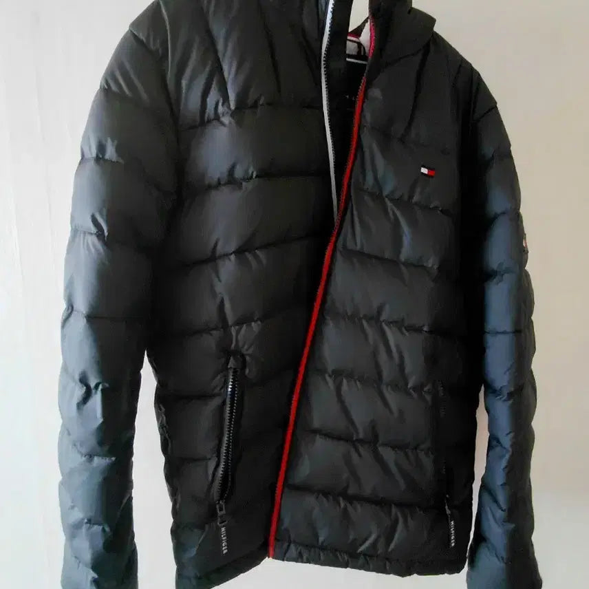 [BUNJANG] Tommy Hilfiger Black Padded Jumper / 타미힐피거 블랙 패딩 점퍼