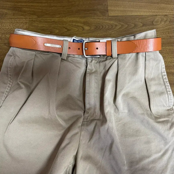 [BUNJANG] Polo Handmade White House Cox Belt / 폴로 핸드 메이드 화이트하우스 콕스 벨트 (택만제거 미사용) 32-34추천