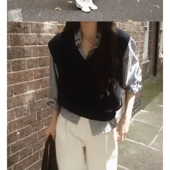 [BUNJANG] Slowand Everywhere Two Type Knit Vest / 슬로우앤드 에브리웨어 투타입 니트베스트