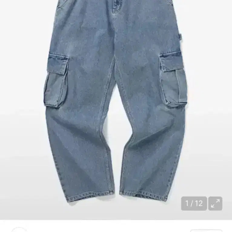 [BUNJANG] Wecandors Denim Cargo Pants XL / 새상품 위캔더스 데님 카고 팬츠 XL