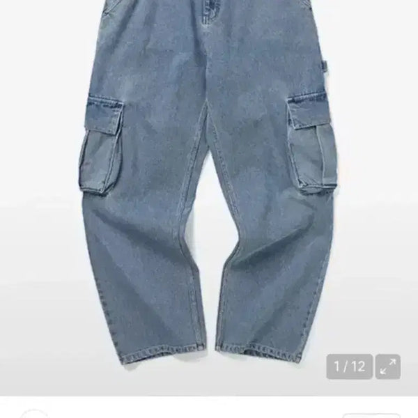 [BUNJANG] Wecandors Denim Cargo Pants XL / 새상품 위캔더스 데님 카고 팬츠 XL