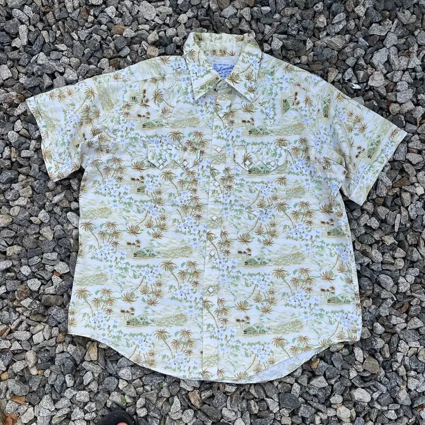 [BUNJANG] Rockmount Vintage Hawaiian Western Shirt / Rockmount(USA)빈티지 하와이안 셔츠 (실측확인)