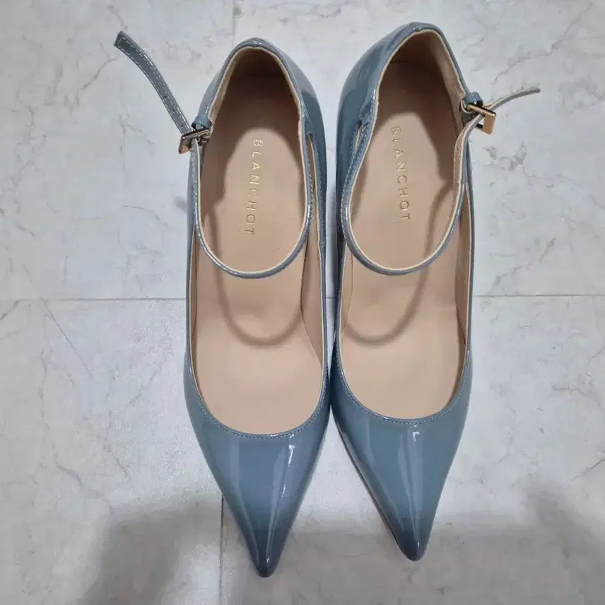 [BUNJANG] BlancShoe Lady Strap Heel Sky Blue / 새상품 블랑쇼 레이디 스트랩 힐 Lady strap heel 스카이 블루