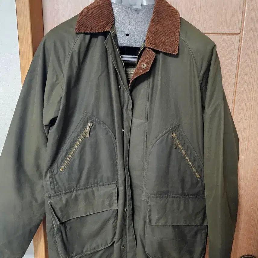 [BUNJANG] Brooks Brothers Wax Jacket Corduroy / [100]정품 브룩스브라더스 왁스자켓 바버 코듀로이 M