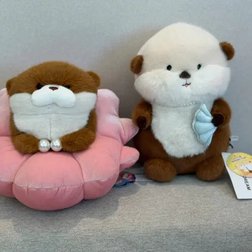 [BUNJANG] Woosoo Woosoo Jjang Medium Shell Pearl Dolls Set (2 Items) / 조개진주 우소우소짱 중형인형 2개 세트 새상품