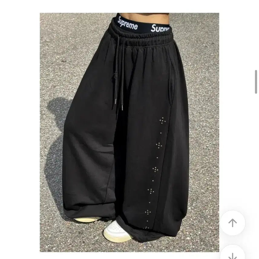 [BUNJANG] Side Point Wide Training Pants / 사이드 포인트 와이드 트레이닝 팬츠
