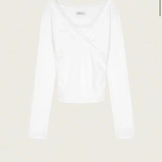 [BUNJANG] Clissier Vivian Ballet Lace Top White / 클리시어 비비안 발레 레이스 탑 화이트