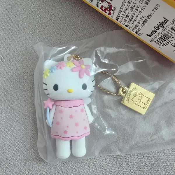 [BUNJANG] Hello Kitty 50th Anniversary Secret Mascot Figure Keychain / 헬로키티 시크릿 마스코트 피규어 키링