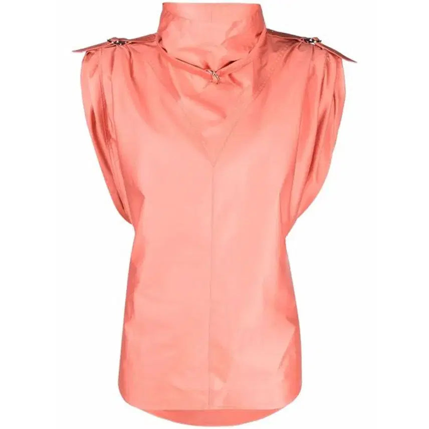 [BUNJANG] Isabel Marant Pink Belt Detail Funnel Neck Blouse Size 36 / 이자벨마랑 핑크 벨트 디테일 퍼널넥 블라우스 사이즈36