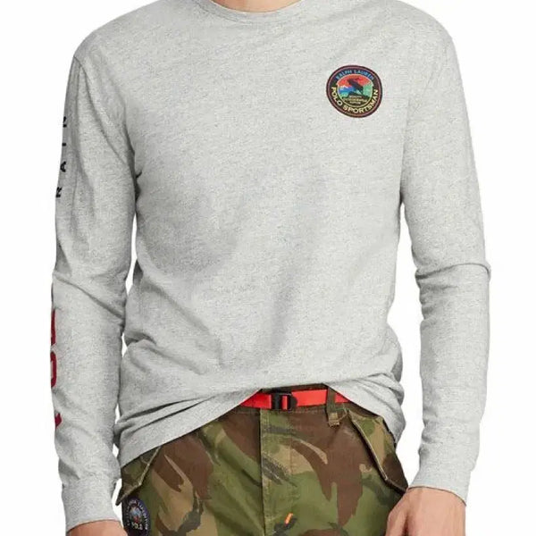 [BUNJANG] Polo Country Sportsman Jersey Long Sleeve T-Shirt / 폴로 컨트리 스포츠맨 저지 롱슬리브 티셔츠