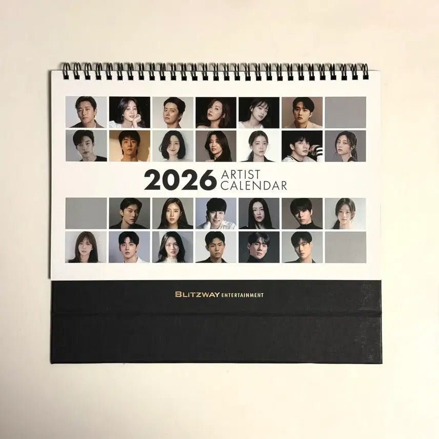 [BUNJANG] Blitzway 2026 Artist Calendar Ju Ji Hoon Do Kyung Soo Chun Woo Hee / 블리츠웨이 2026 아티스트 캘린더 주지훈 도경수 천우희